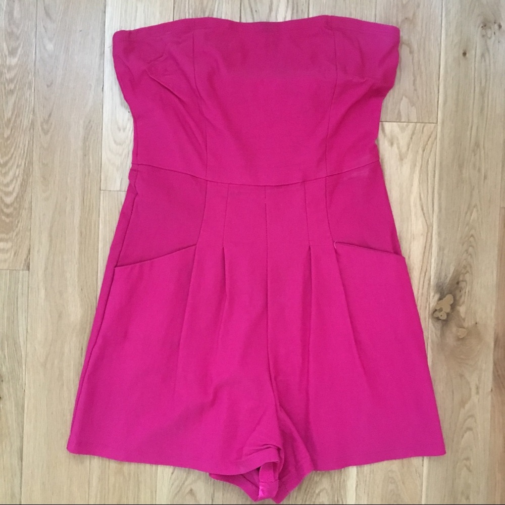 LF Hot Pink Romper